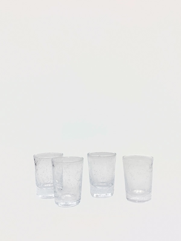 Vintage bubble shot glasses 